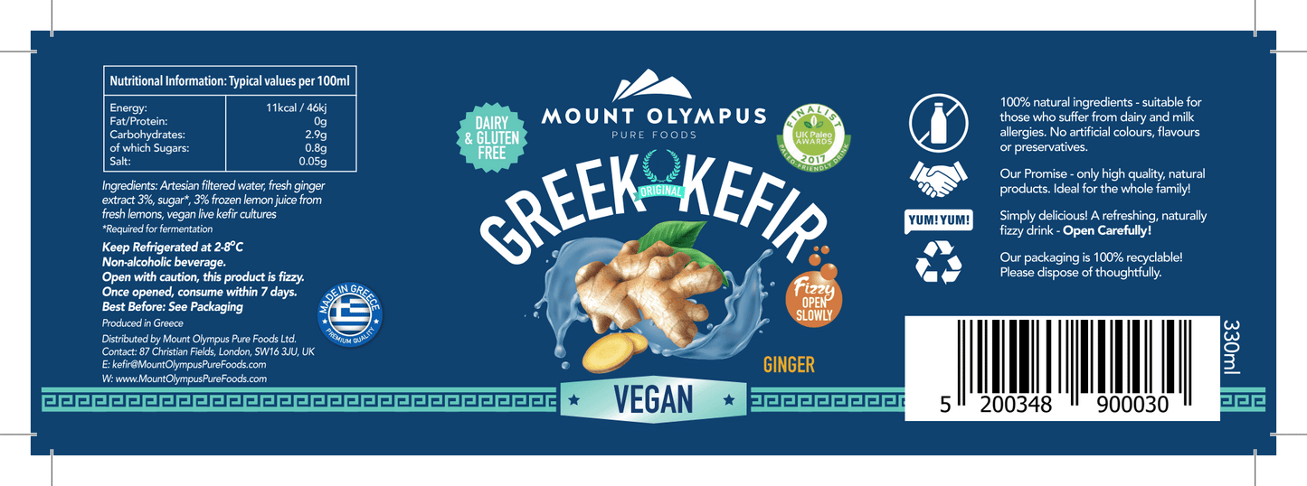 vegan kefir, probiotic drink, gut health, dairy free, eco friendly, microbiome, natural