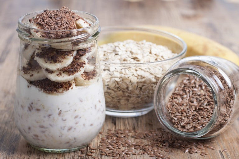 Mount Olympus Pure Foods - Fresh Kefir recipes with sunflower seeds, oats and banana 