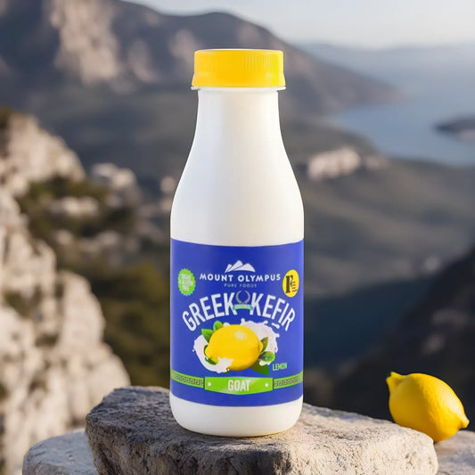 Mount Olympus Lemon Goat Kefir - 330ml | Award Winning Goat Kefir